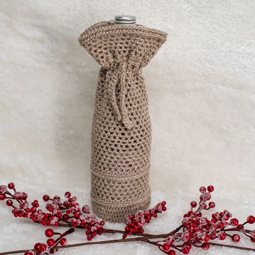 Quick to Make Wine Bottle Cozy Pattern