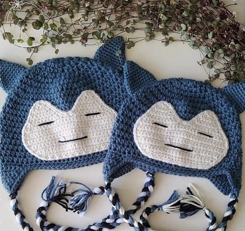 Snorlax Earflap Beanie