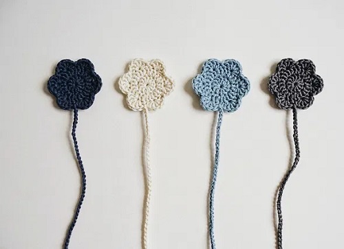 Crochet Flower Bookmark Patterns