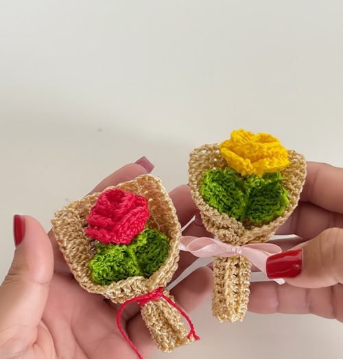 Crochet Mini Bouquet