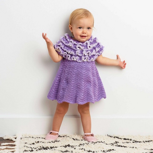 Ruffle Yoke Baby Dress