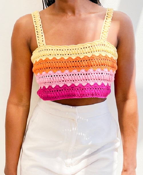 Stylish Summer Top Free Crochet Patterns 2