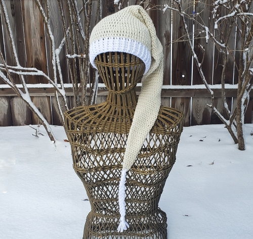 Extra Long Elf Hat Free Crochet Pattern