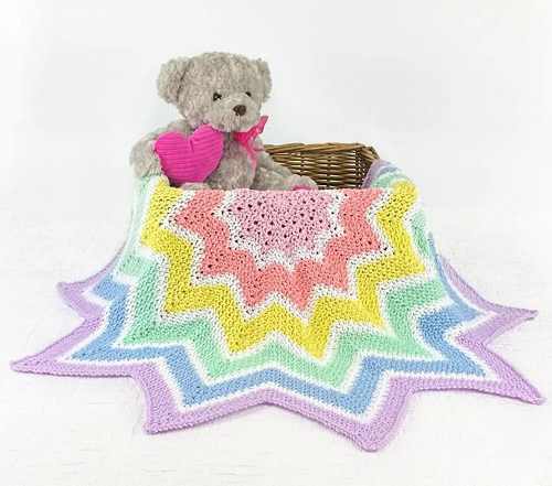 crochet star blanket free patterns