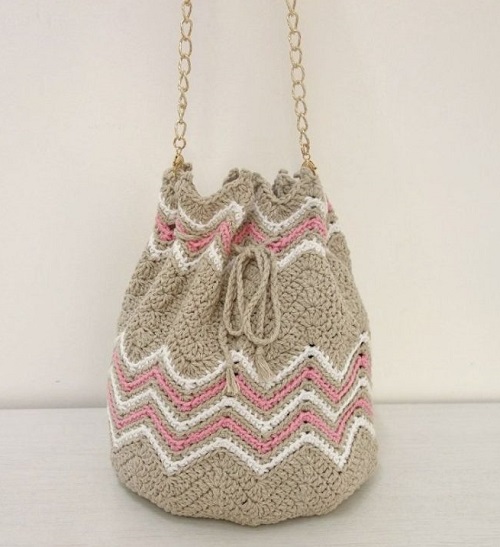 Crochet Bucket Bag
