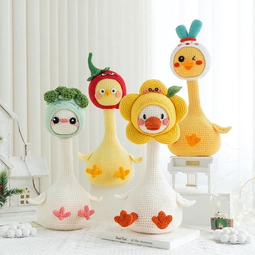 Crochet Toys with Funny Poses Free Patterns 2