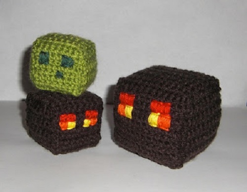 Magma Cube Minecraft Crochet Pattern
