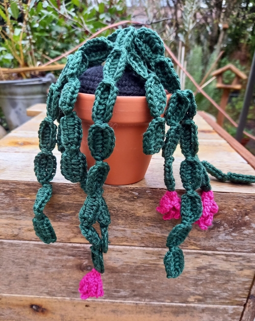 Easy Crochet Christmas Cactus Free Pattern
