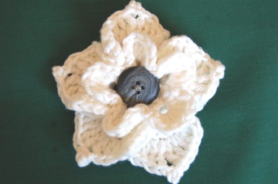 Crochet Button Flowers