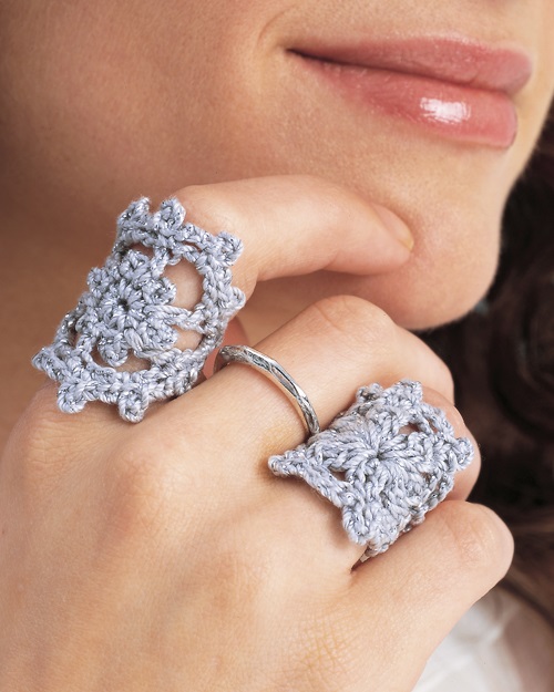 Stunning Crochet Ring
