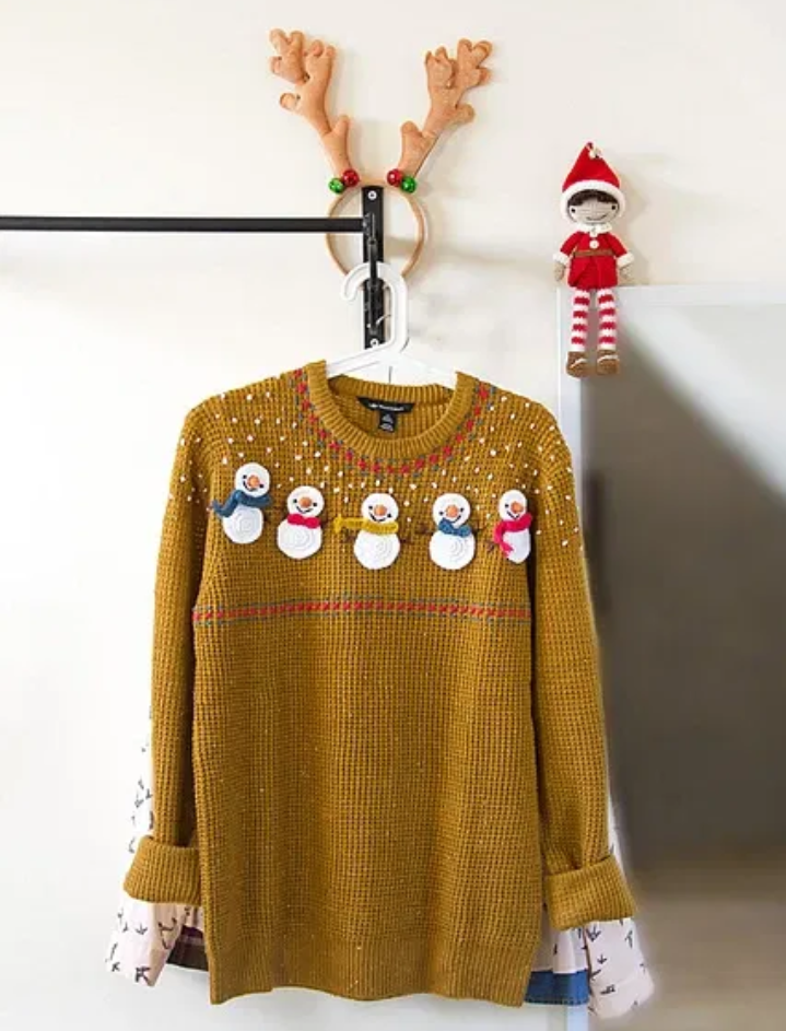 Crochet christmas sweater free patterns