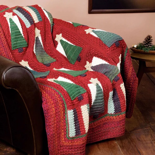 Stunning Crochet Christmas Blanket
