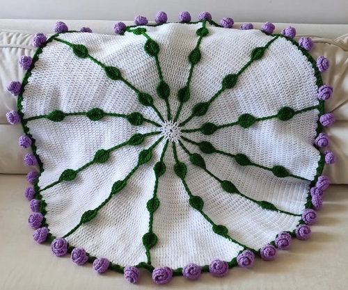 Flower Bouquet Blanket Crochet