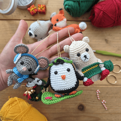crocheted hanging toys pattern for free