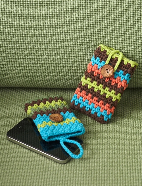 Colorful Crochet Phone Cover
