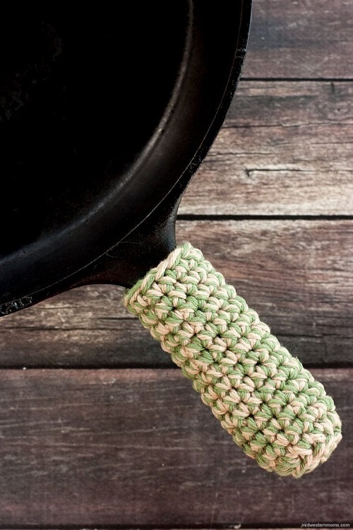 Cast Iron Skillet Handle Cover Crochet Patterns 2