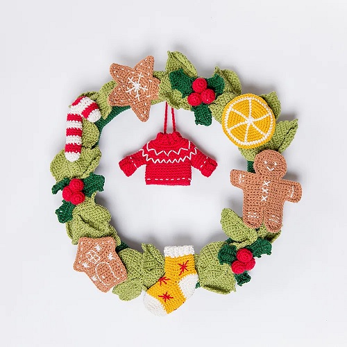 Gingerbread Christmas Wreath