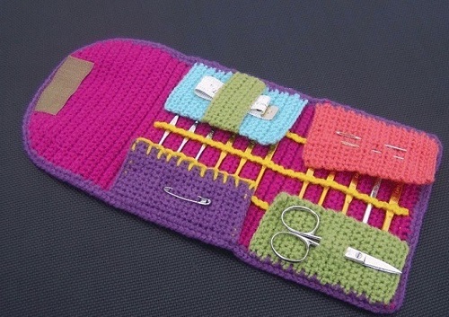 Easy and Cute Crochet Hook Organizer Case Pattern 2