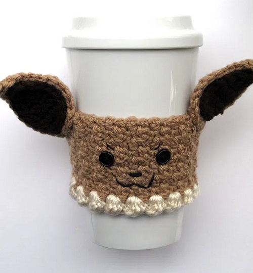 Pokƒƒ‚©mon Eevee Coffee Cup Cozy
