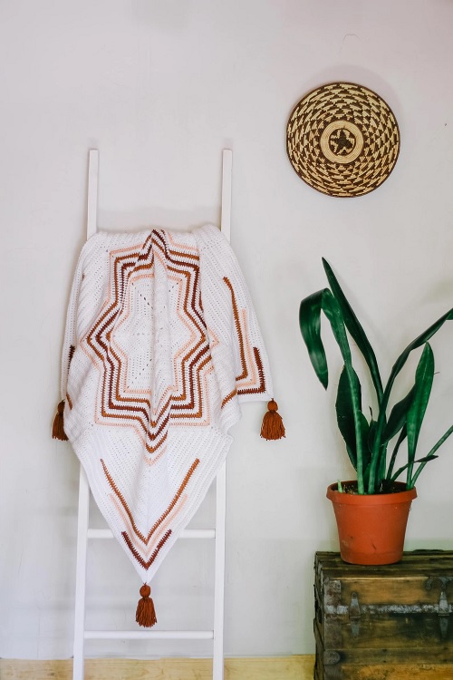 Crochet 8 Point Star Blanket