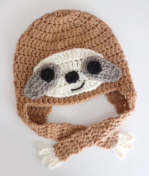 Crochet Sloth Hat