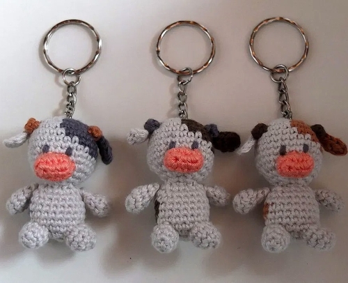 Crochet Animal Keychain Free Patterns 1