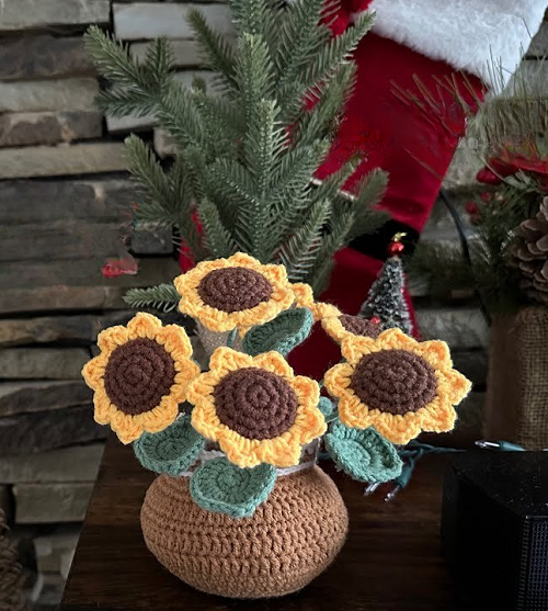 Sunflower Potted Plant