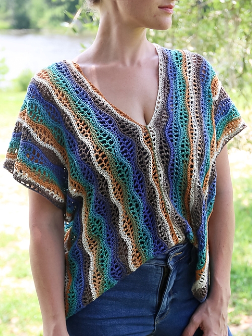 Country Sunset Summer Top