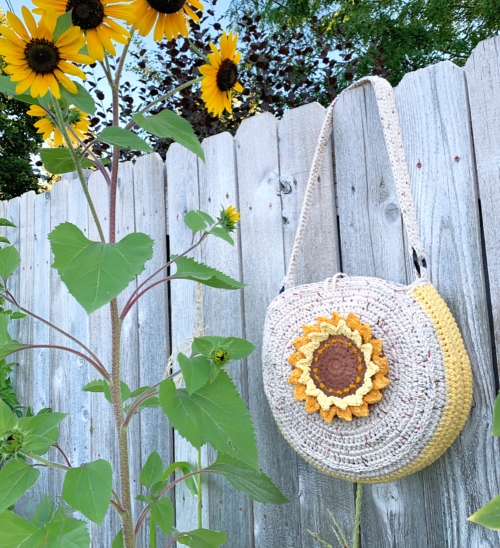 Sunflower Circle Tote Bag