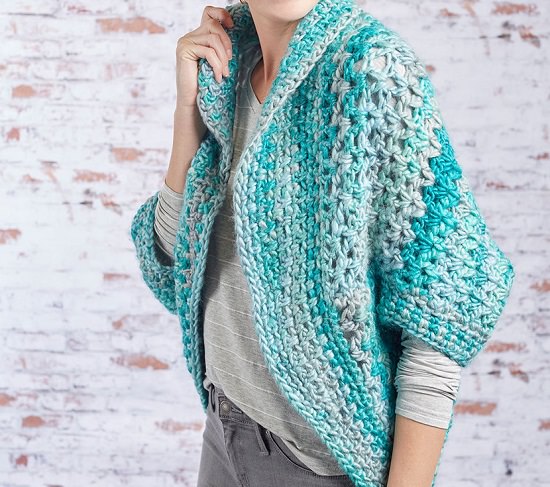DIY Crochet Shrug 11