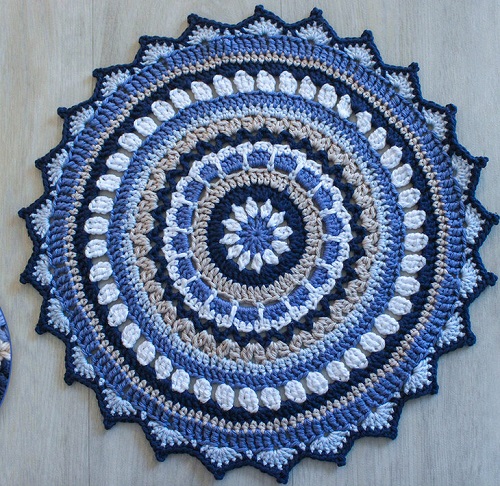 Crochet Mandala Placemat Pattern