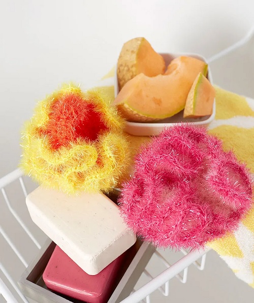 Crochet Bath Scrubby Free Patterns 2
