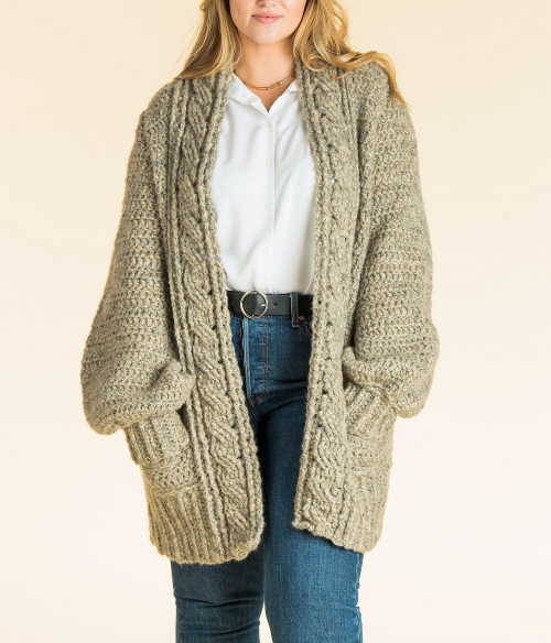 Stunning Cabled Cardigan