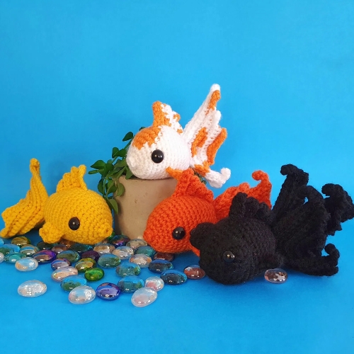 Free Gold Fish Amigurumi Crochet Patterns 2