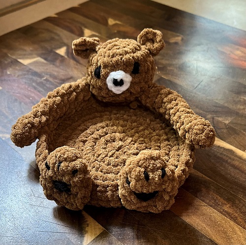 Crochet Bear Coaster