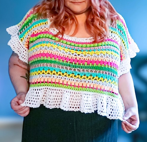 Crochet Boho Crop Top Free Patterns 5