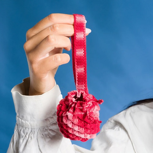 Crochet Dragon's Hoard Dice Bag