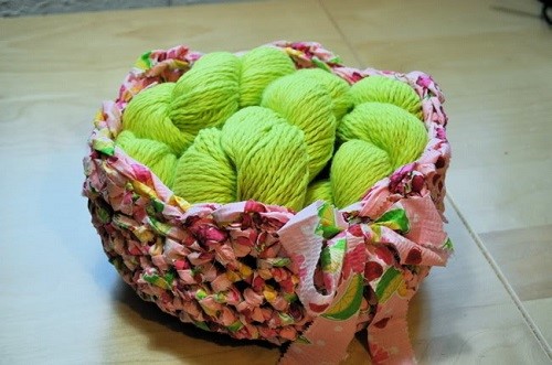 Crochet Fabric Bowl