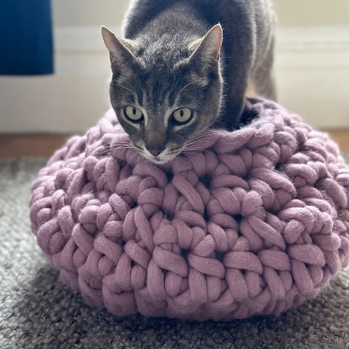 Crochet Cat Cave Free Patterns 1