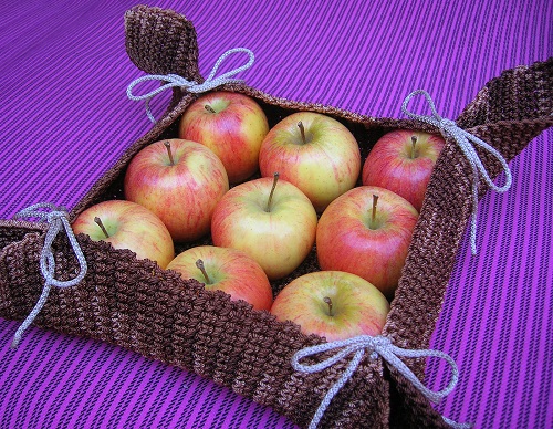 Easy to make Crochet Fruit Baskets Patterns