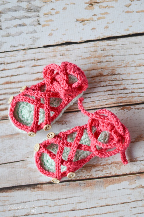 Crochet Baby Sandals 2