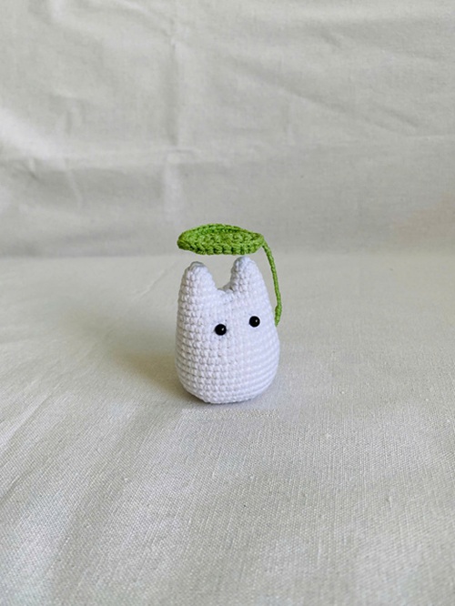 Cute Tiny White Totoro