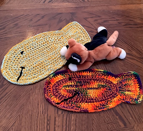 Fish Shaped Pet Dog Rug