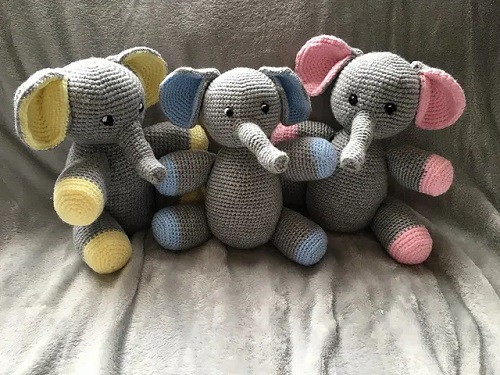 crochet elephants for kids