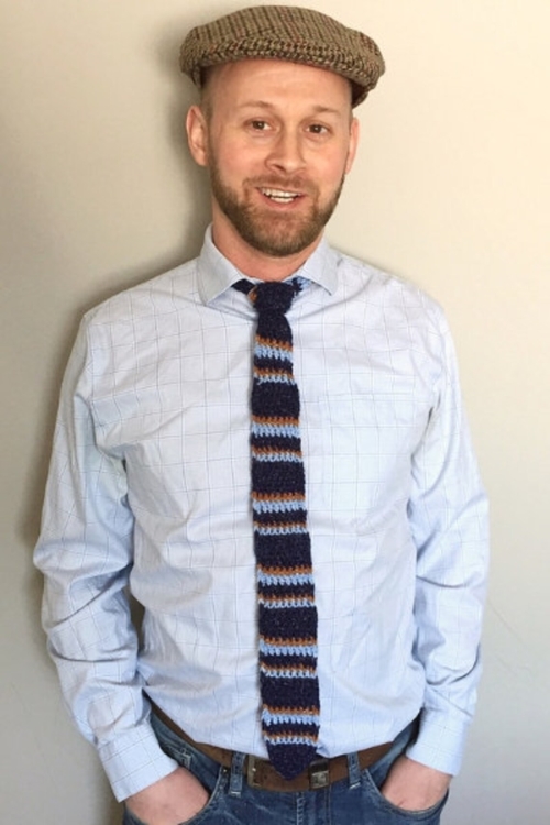 Men Necktie Free Crochet Patterns 1
