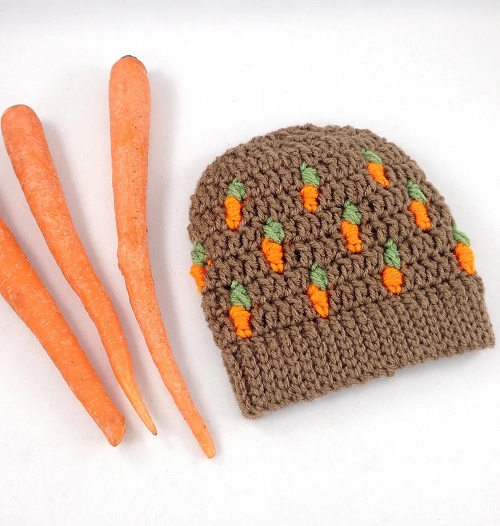 Carrot Stitch Beanie