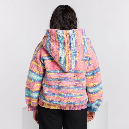 Oversized Zip Front Hoodie