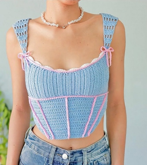Crochet Fairy Corset Top