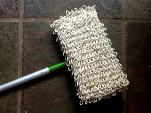 DIY Crochet Mop and Sweeper Cover Ideas 3