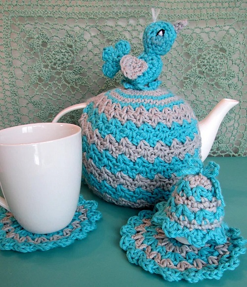 Inspiring Crochet Teapot Cover Free Patterns 3